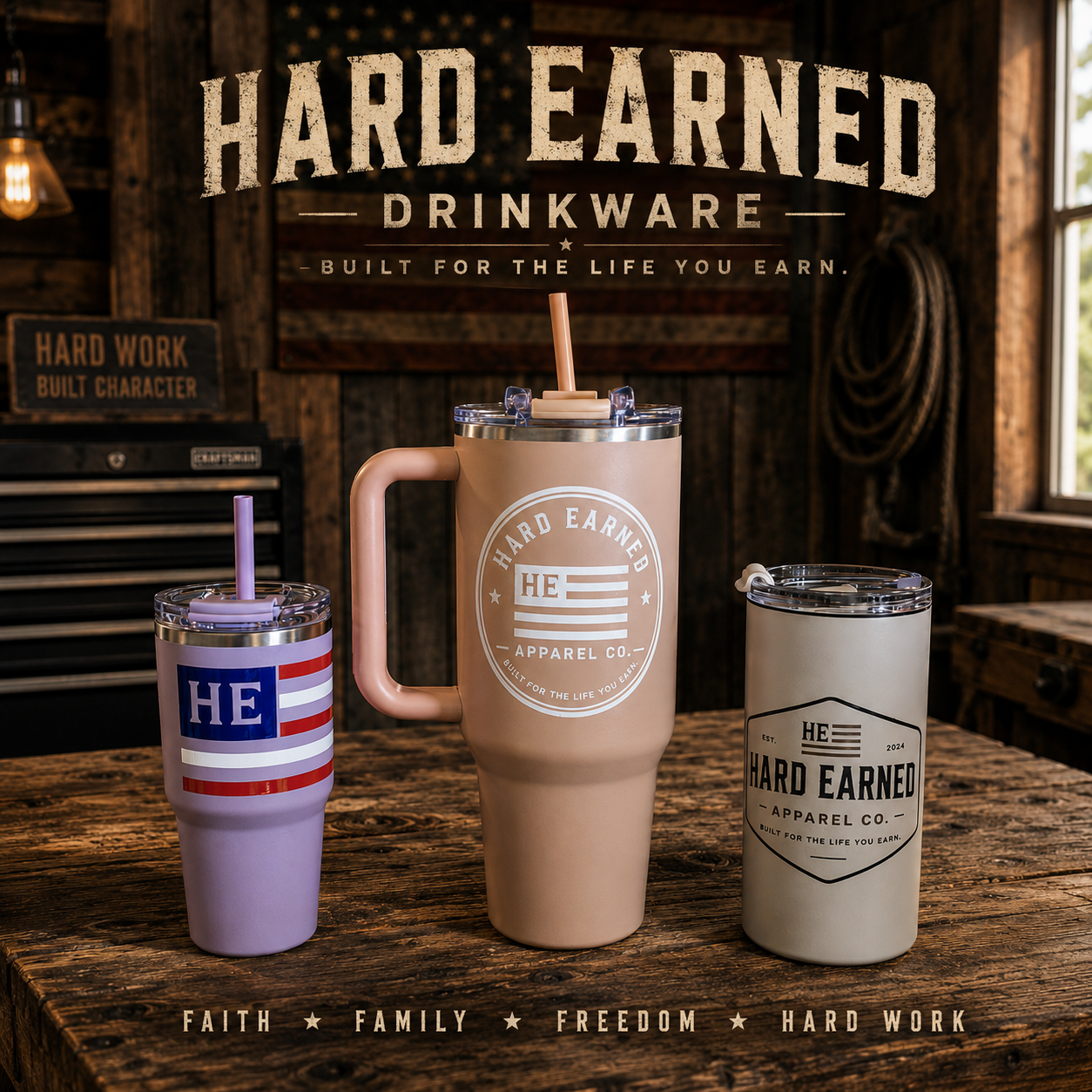 Hard Earned Drinkware