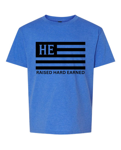 RAISED HARD EARNED TEE